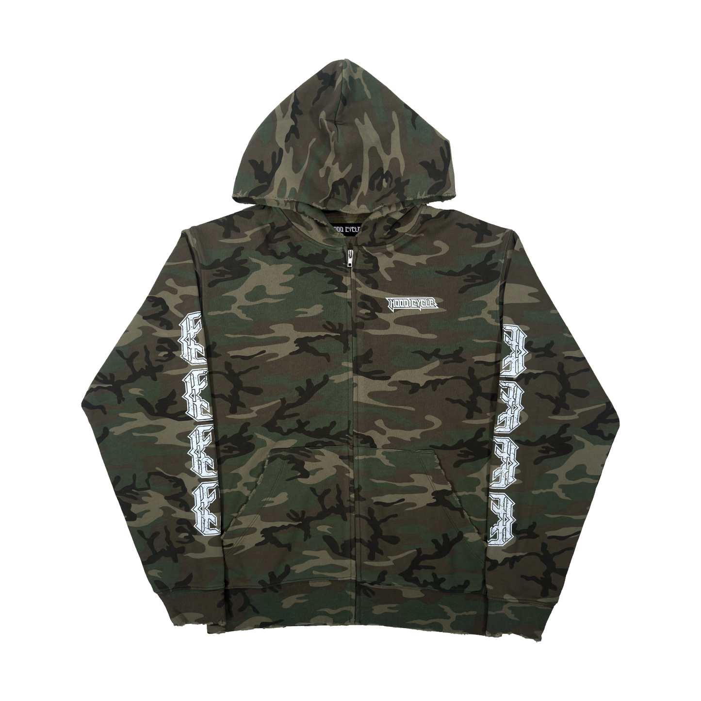 4H.C. Camo Zip-Up Hoodie