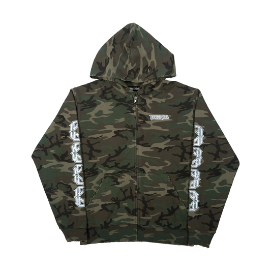 4H.C. Camo Zip-Up Hoodie